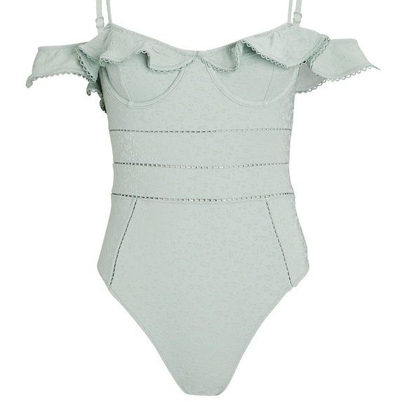 JONATHAN SIMKHAI Irving Eyelet One-piece Swimsuit - Picture 5 of 8